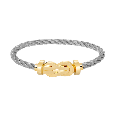 [Elite]CHANCE LARGE 8 FIGURE BUCKLE NO DIAMOND BRACELET GOLD