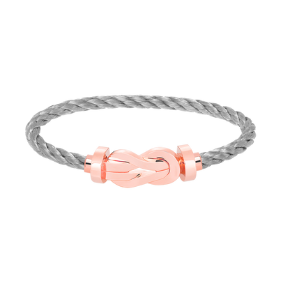 [Elite]CHANCE LARGE 8 FIGURE BUCKLE NO DIAMOND BRACELET ROSE GOLD