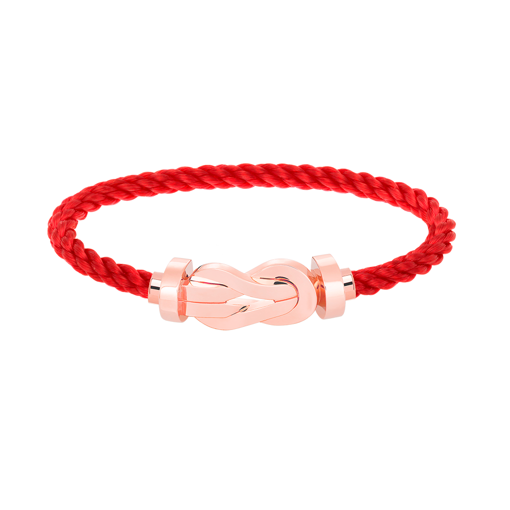 [Elite]CHANCE LARGE 8 FIGURE BUCKLE NO DIAMOND BRACELET ROSE GOLD