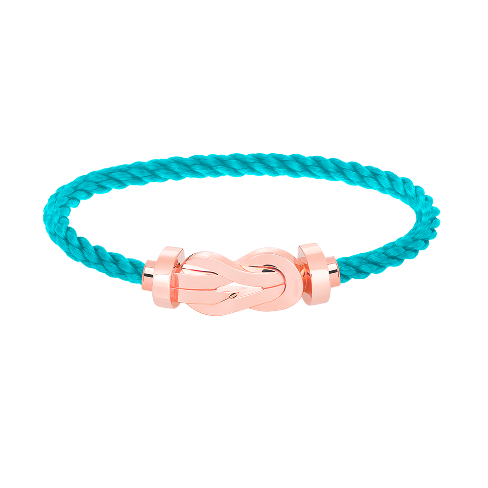 [Elite]CHANCE LARGE 8 FIGURE BUCKLE NO DIAMOND BRACELET ROSE GOLD