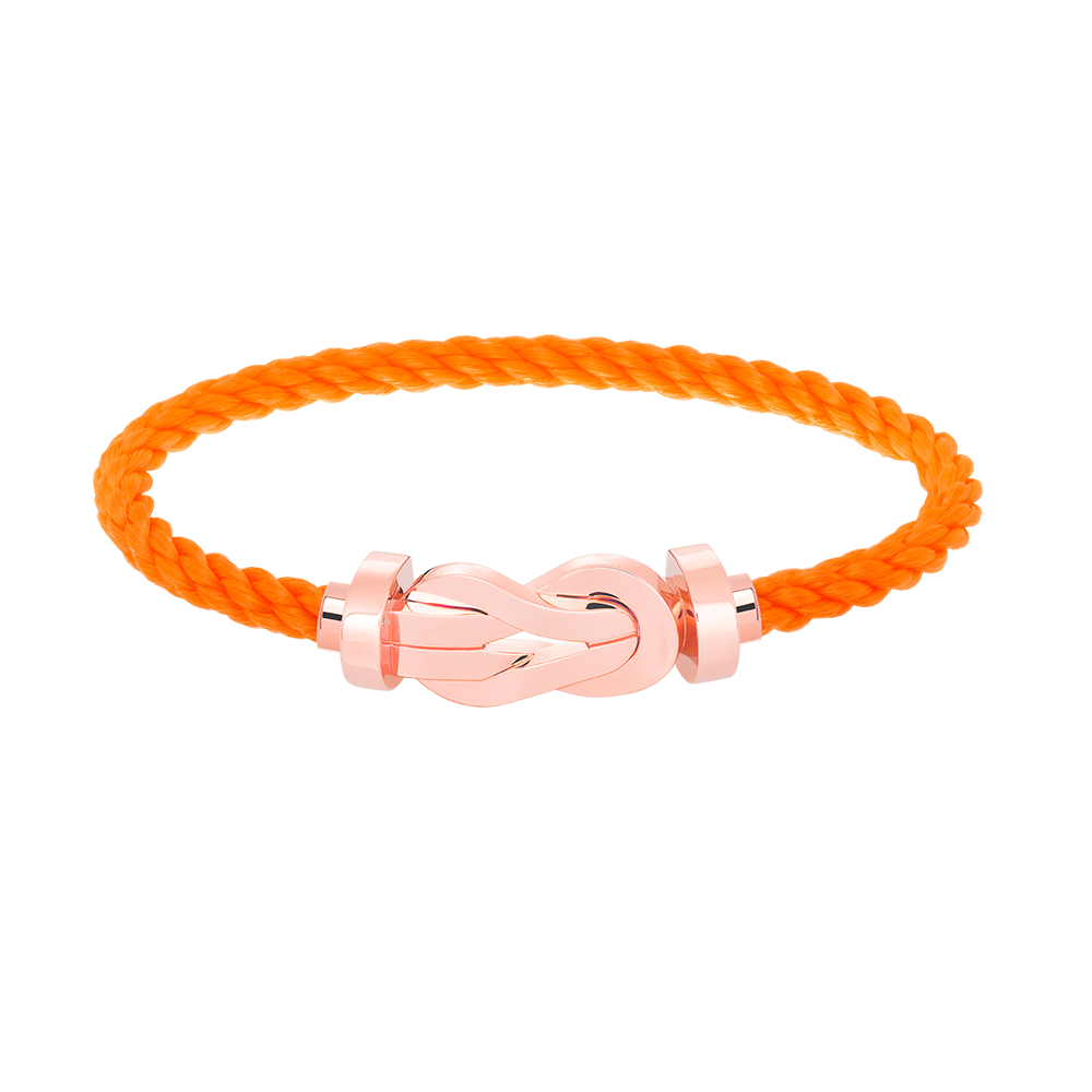 [Elite]CHANCE LARGE 8 FIGURE BUCKLE NO DIAMOND BRACELET ROSE GOLD