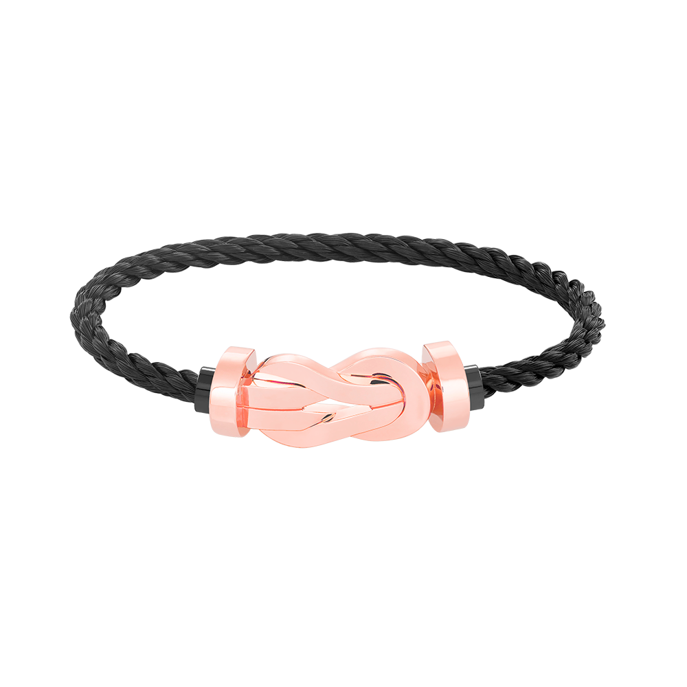 [Elite]CHANCE LARGE 8 FIGURE BUCKLE NO DIAMOND BRACELET ROSE GOLD