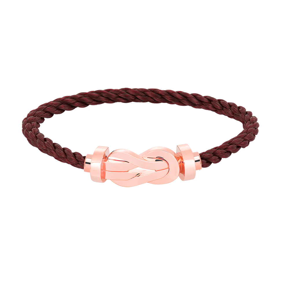 [Elite]CHANCE LARGE 8 FIGURE BUCKLE NO DIAMOND BRACELET ROSE GOLD
