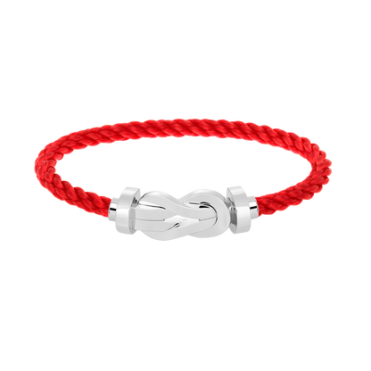 [Elite]CHANCE LARGE 8 FIGURE BUCKLE NO DIAMOND BRACELET SILVER