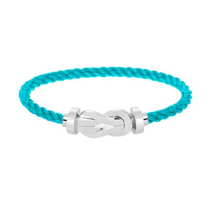 [Elite]CHANCE LARGE 8 FIGURE BUCKLE NO DIAMOND BRACELET SILVER