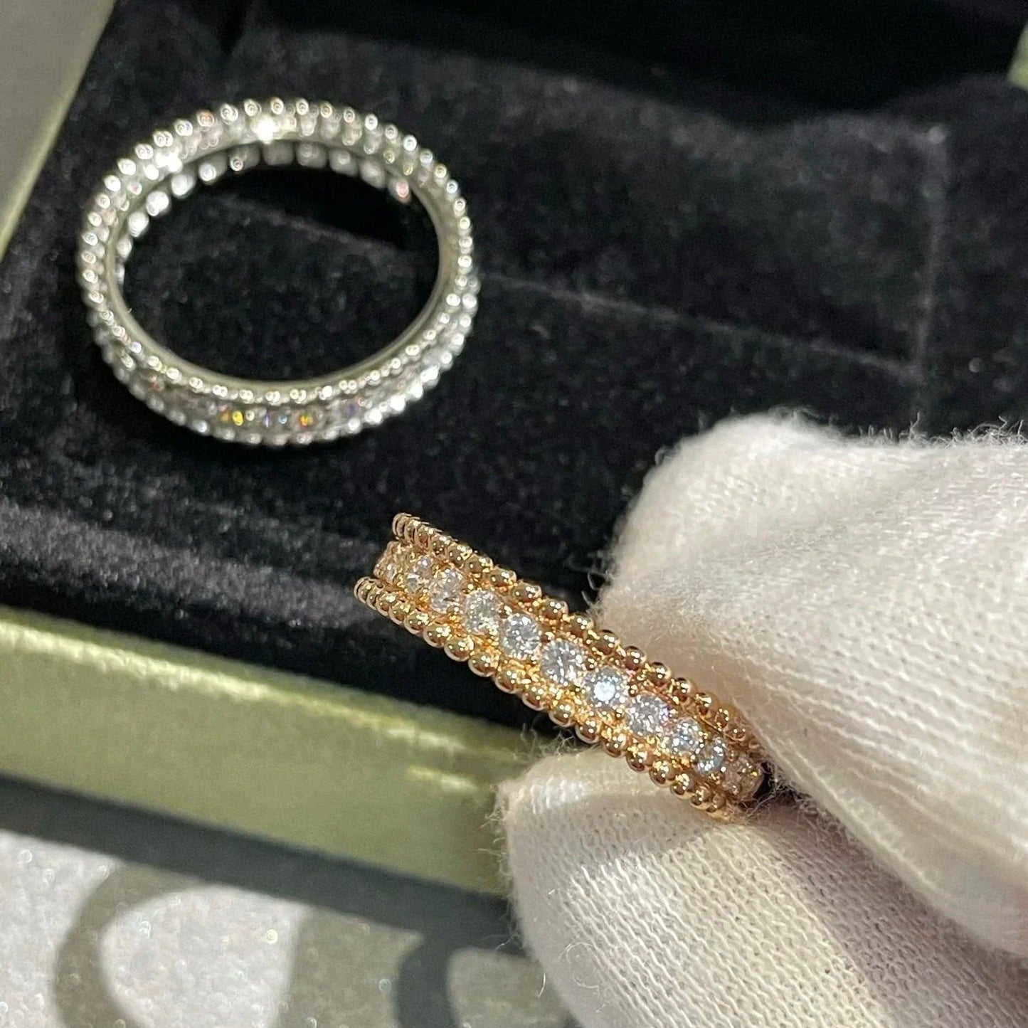 [Elite]PERLEE DIAMOND ROSE GOLD RING