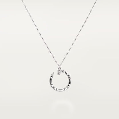 [Elite]JUSTE NECKLACE HALF DIAMOND