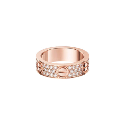 [Elite]LOVE RING 5.5MM DIAMONDS PAVED