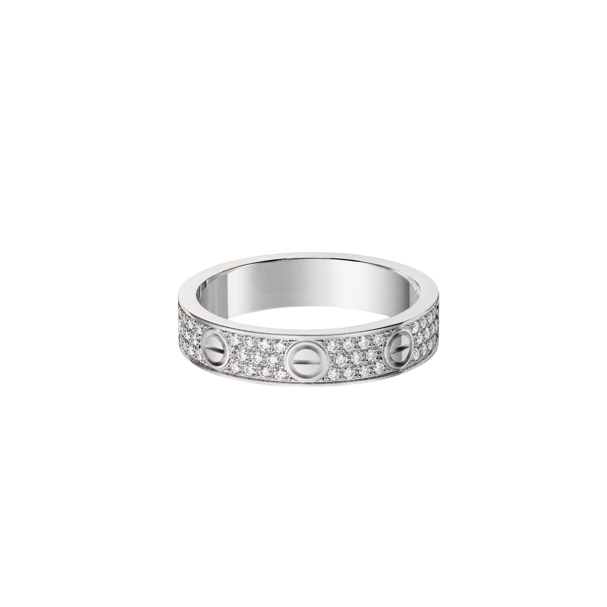 [Elite]LOVE RING 4.0MM DIAMOND PAVED