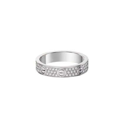 [Elite]LOVE RING 4.0MM DIAMOND PAVED