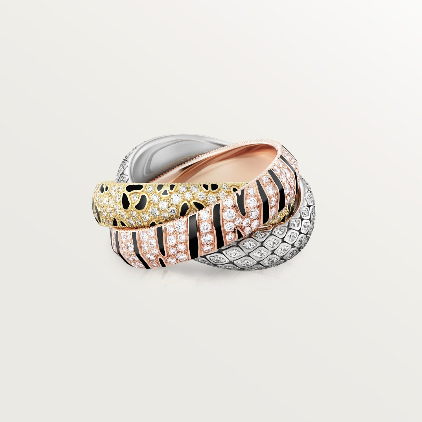 [Elite]TRINITY  RING LEOPARD PRINT