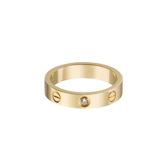 [Elite]LOVE 4MM 1 DIAMOND RING