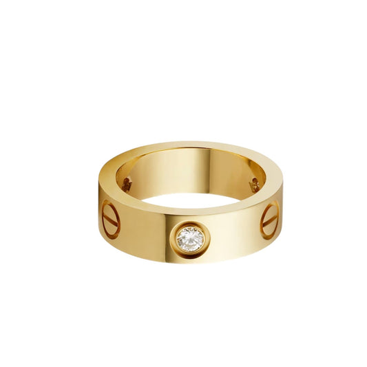 [Elite]LOVE 5.5MM 3 DIAMOND RING