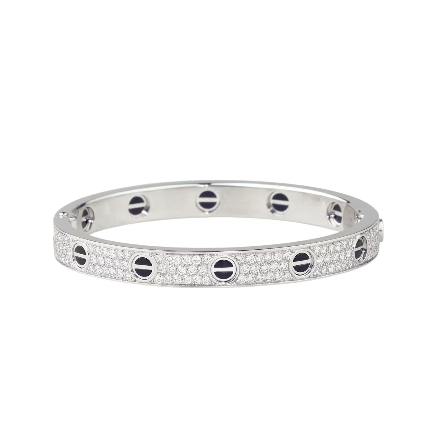 [Elite]LOVE BRACELET 6.1MM DIAMOND-PAVED CERAMIC