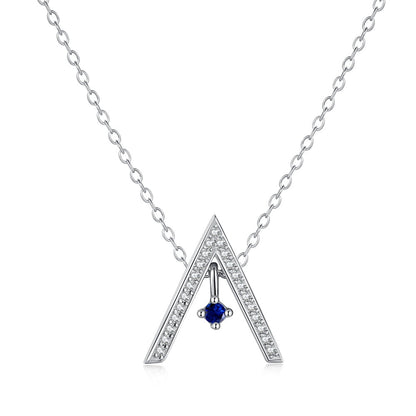 [Elite]Sparkling "A" Shape Necklace