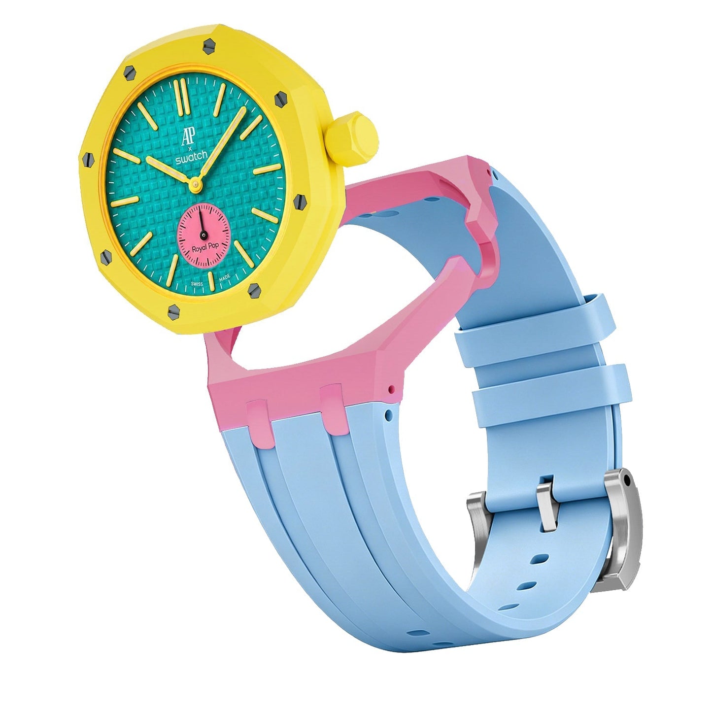 [Elite]Royal Oak Pop Exclusive Bioceramic Case & Silicone Strap Mix Color