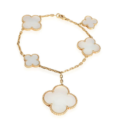 [Elite]MAGIC CLOVER MOP GOLD BRACELET 5 MOTIFS