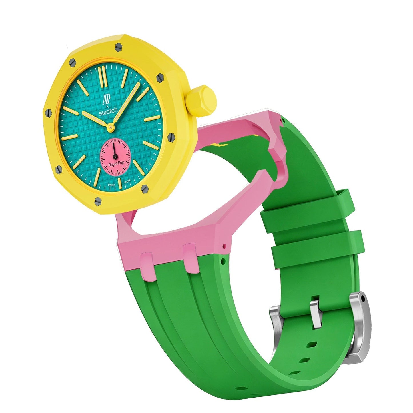 [Elite]Royal Oak Pop Exclusive Bioceramic Case & Silicone Strap Mix Color