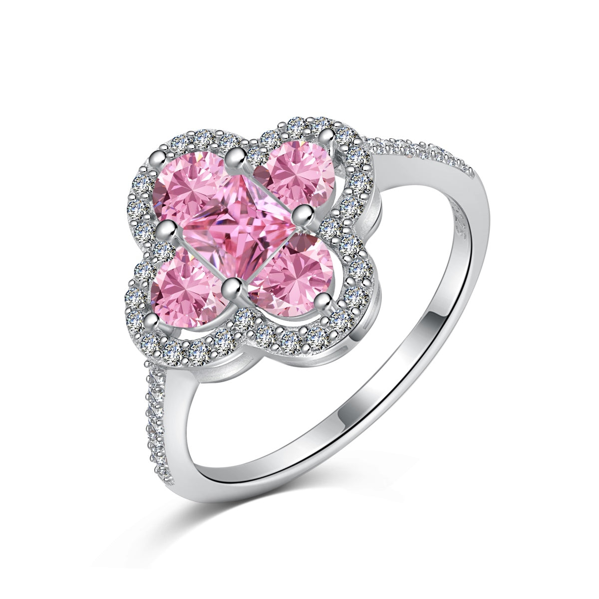 [Elite]Luxurious Eternity Flower Shape Banquet Ring