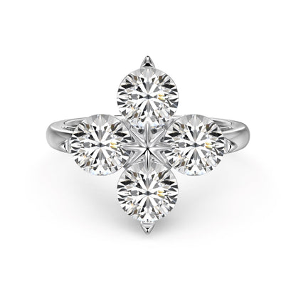 [Elite]Four-Leaf Clover Eight-Pointed Star Ring