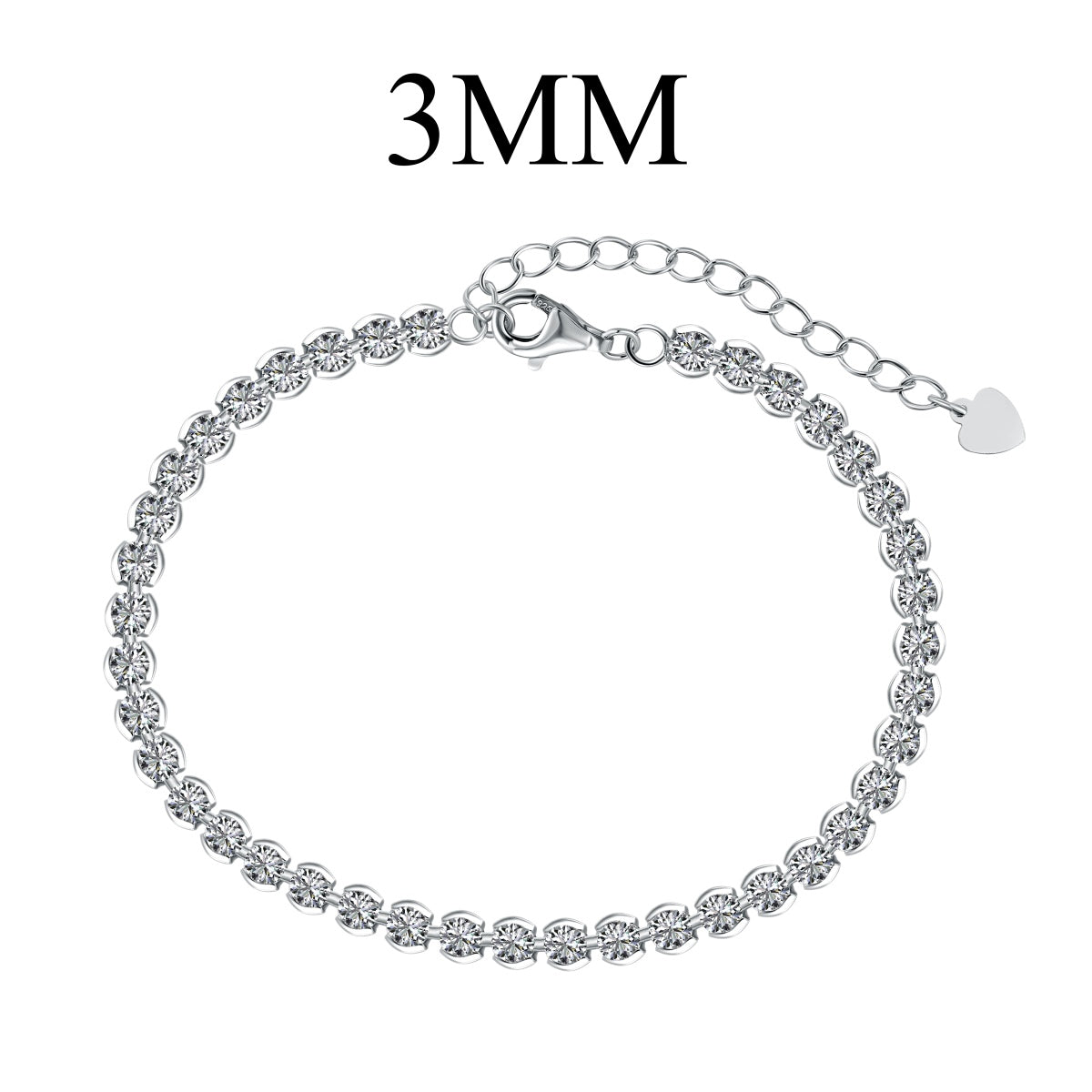 [Elite]Ornate  Sparkling Round Cut Daily Bracelet