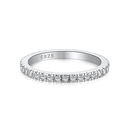 [Elite]Delicate Sparkling Round Cut Daily Ring