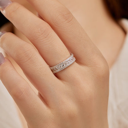 [Elite]Delicate Colorful Round Cut Daily Ring
