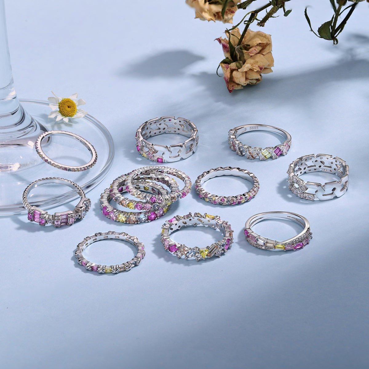 [Elite]Dazzling Resplendent Round Cut Party Ring