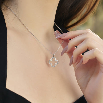 [Elite]Four-Leaf Clover Hollow Design Exquisite Necklace