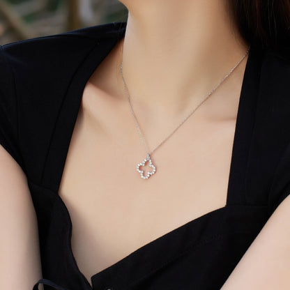 [Elite]Four-Leaf Clover Hollow Design Exquisite Necklace