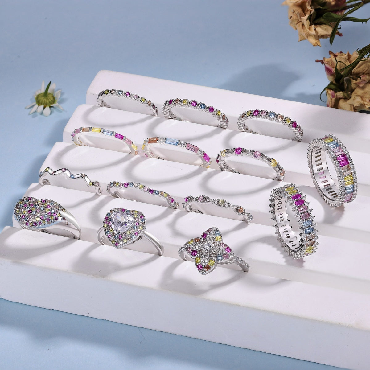 [Elite]Elegant Energetic Round Cut Daily Ring