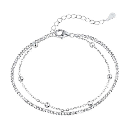 [Elite]Delicate Bead Double Layer Bracelet