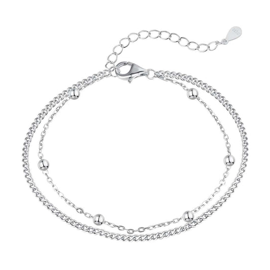 [Elite]Delicate Bead Double Layer Bracelet