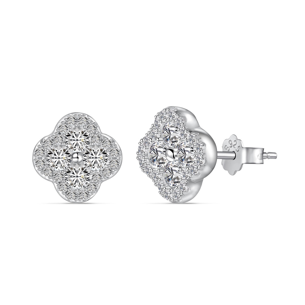 [Elite]Four-Leaf Clover Flower Shaped Earrings