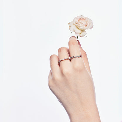 [Elite]Ornate Vibrant Round Cut Daily Ring
