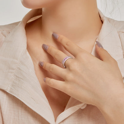 [Elite]Ornate Colorful Radiant Cut Daily Ring