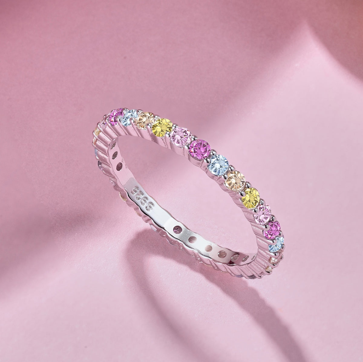[Elite]Elegant Vivid Round Cut Daily Ring