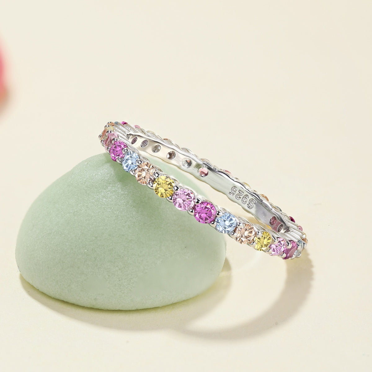 [Elite]Elegant Vivid Round Cut Daily Ring