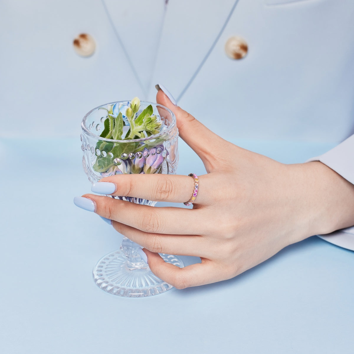 [Elite]Dazzling Resplendent Round Cut Party Ring