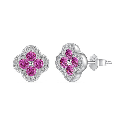 [Elite]Four-Leaf Clover Flower Shaped Earrings