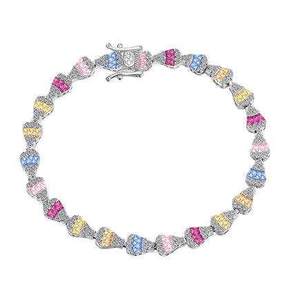 [Elite]Radiant Water Drop Shape Daily Bracelet