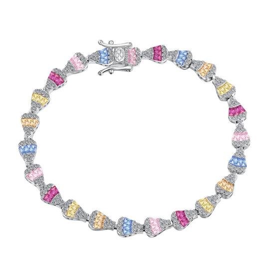 [Elite]Radiant Water Drop Shape Daily Bracelet