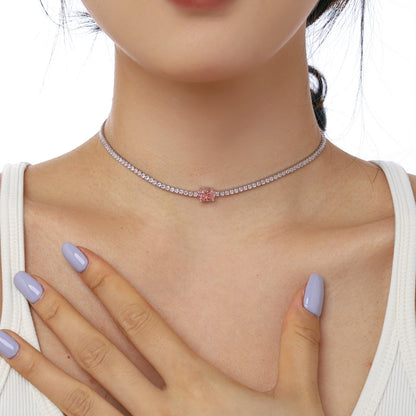 [Elite]1.0 Carat Shining Oval Cut Necklace