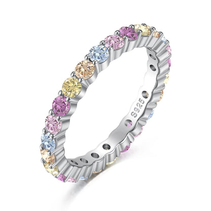 [Elite]Elegant Vivid Round Cut Daily Ring
