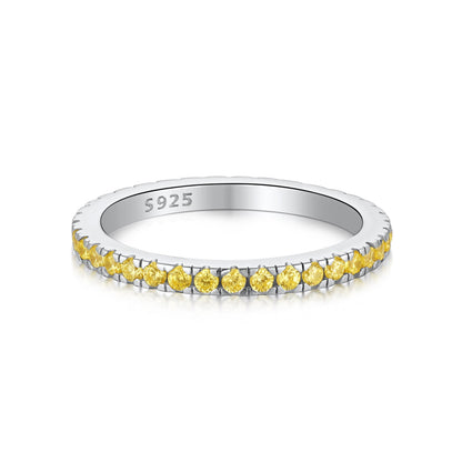 [Elite]Delicate Sparkling Round Cut Daily Ring