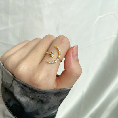 [Elite]Eternity Moon & Star Ring