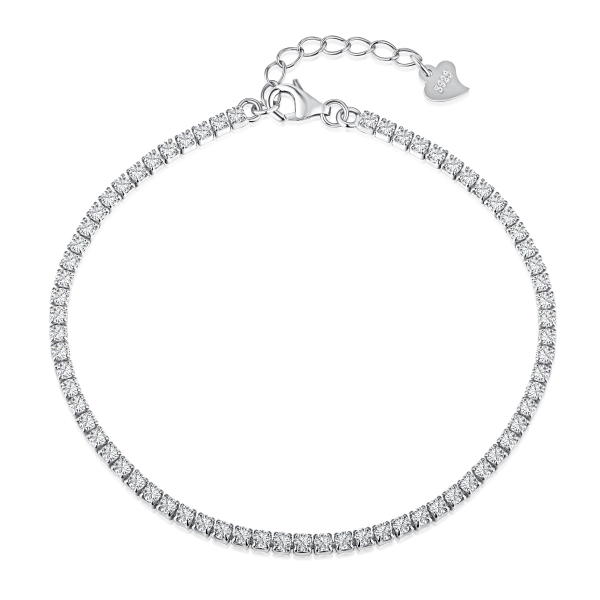 [Elite]Radiant Shinning Princess Cut Tennis Bracelet