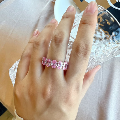[Elite]Dainty Elongated Cushion Cut Tennis Ring