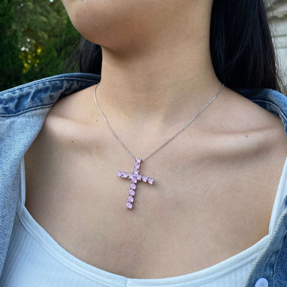 [Elite]Radiant Cross Shape Necklace