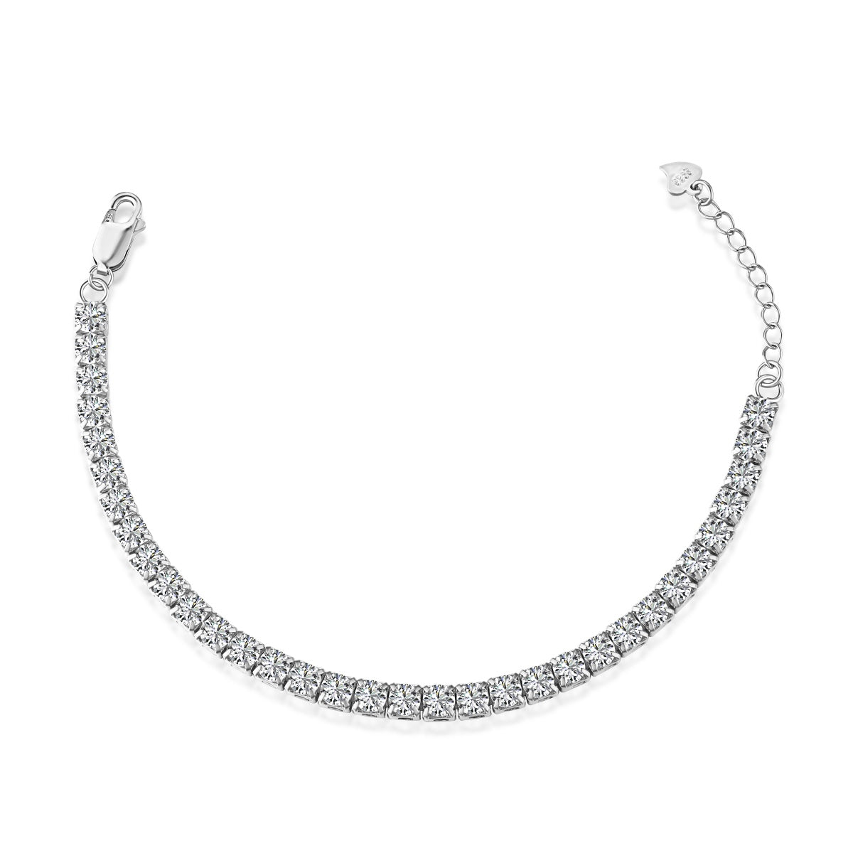 [Elite]Sparkling Radiant Princess Cut Tennis Bracelet